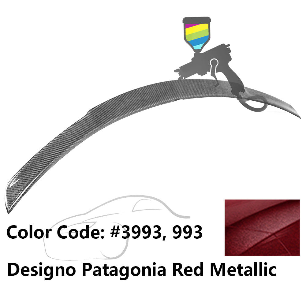 2015-2021 Mercedes Benz W205 Sedan 4-Door B Style Trunk Spoiler ABS