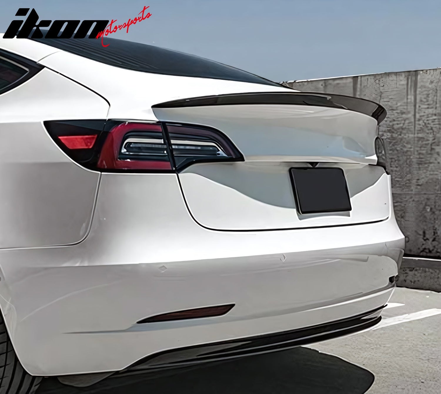 2017-2023 Tesla Model 3 Performance Style Carbon Fiber Trunk Spoiler