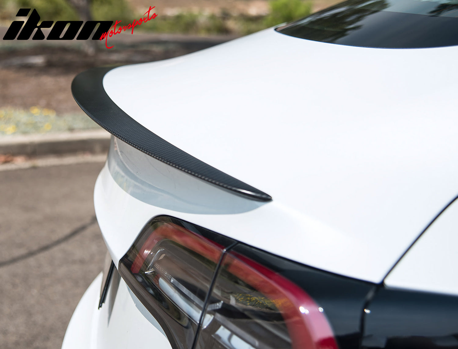 2017-2023 Tesla Model 3 Performance Style Carbon Fiber Trunk Spoiler