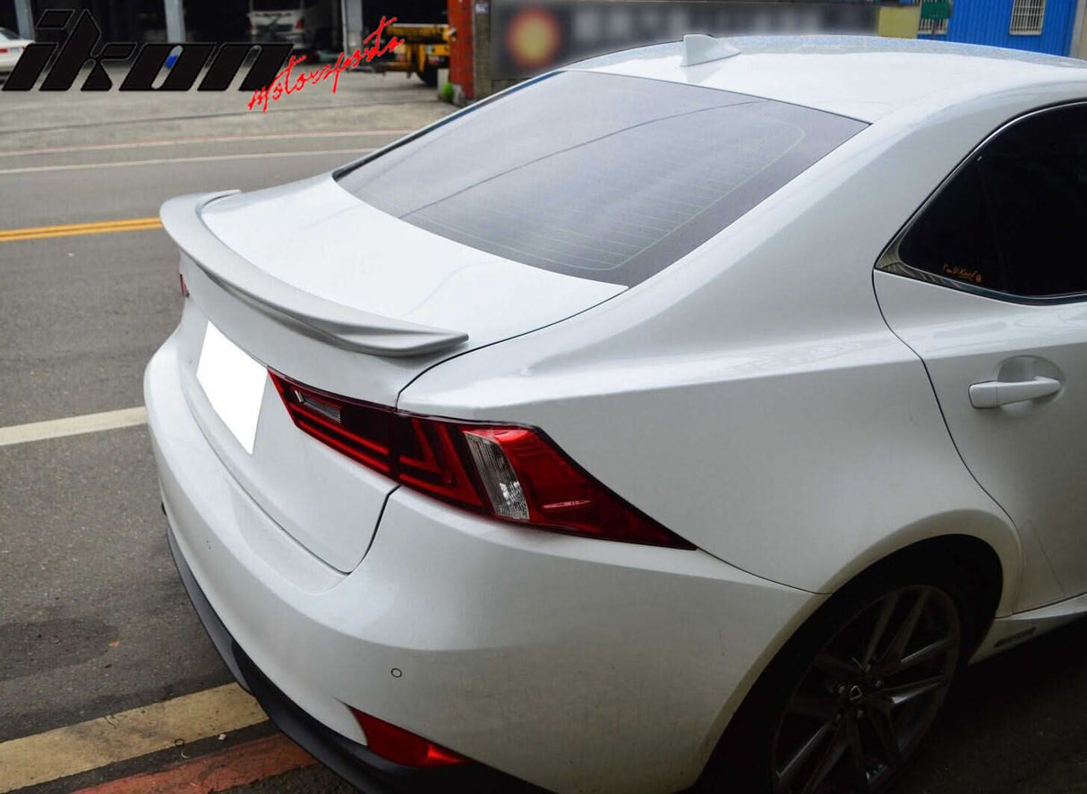 2014-2020 Lexus IS250 IS300 F Style Rear Trunk Spoiler Carbon Fiber CF