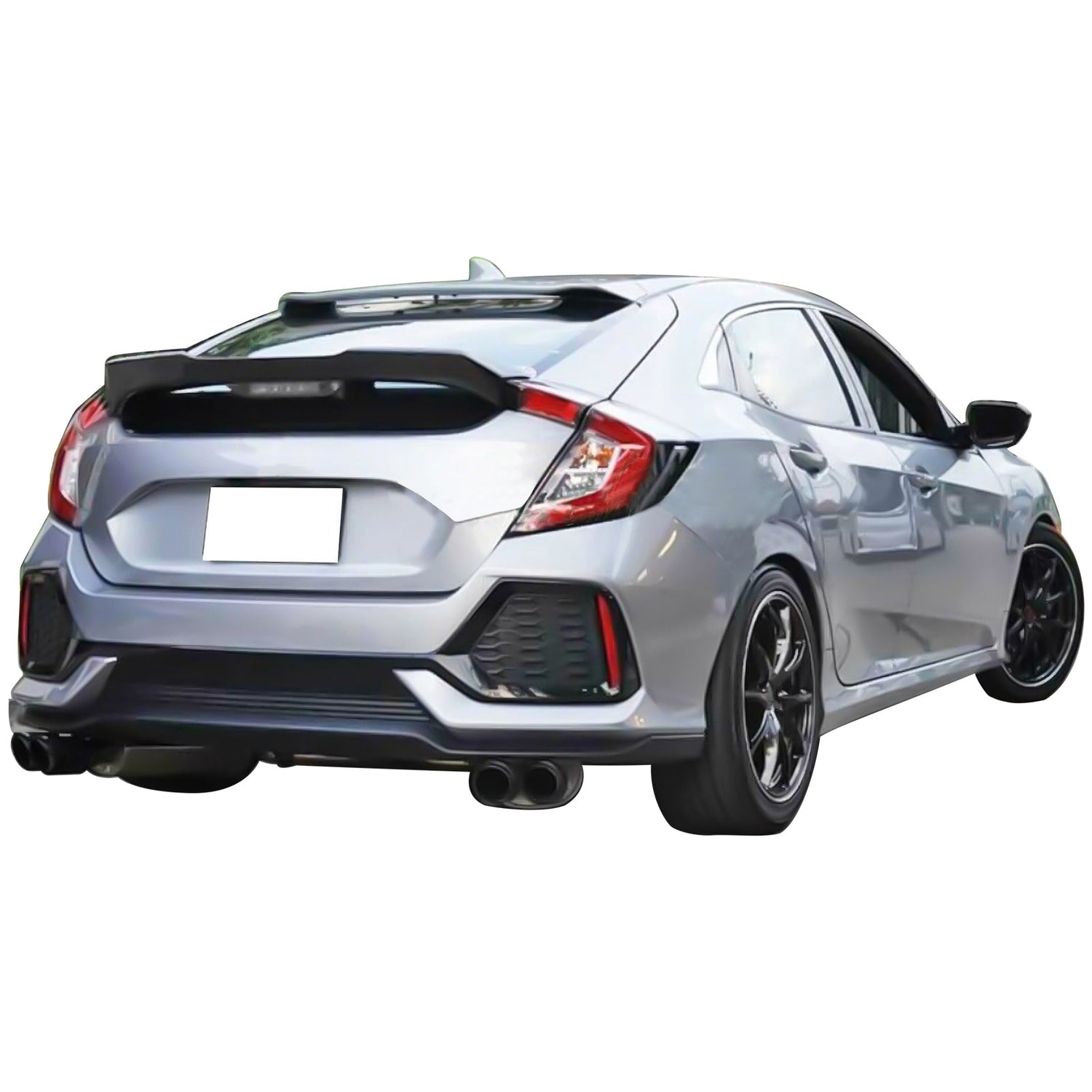 Rear Spoiler for 2017-2021 Honda Civic 10th 5DR Hatchback ABS Spoiler