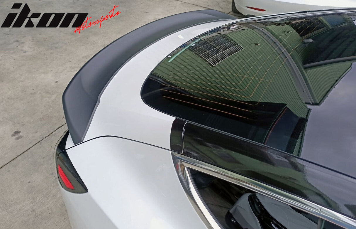 2017-2023 Tesla Model 3 Trunk Spoiler S Style Carbon Fiber Rear Wing