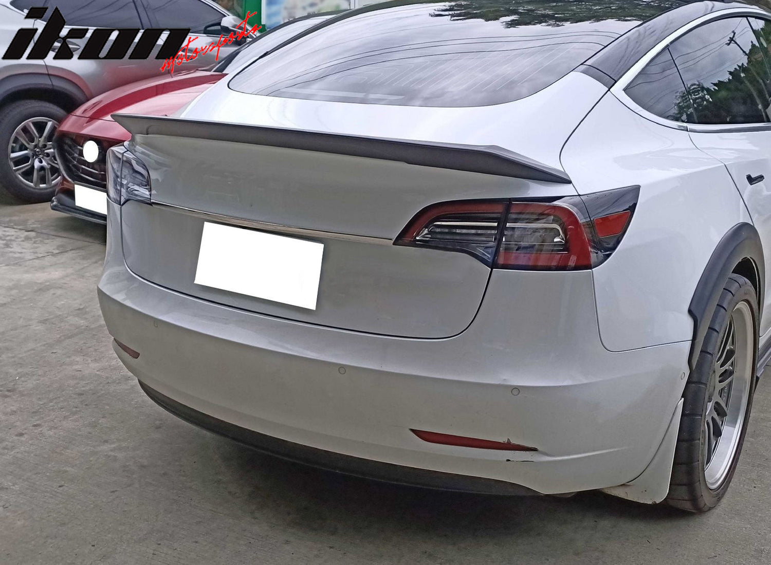 2017-2023 Tesla Model 3 Trunk Spoiler S Style Carbon Fiber Rear Wing
