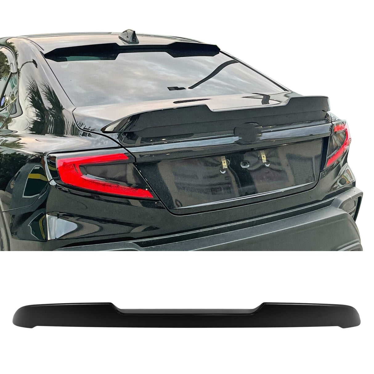 2022-2025 Subaru WRX 5th V Style ABS Rear Trunk Spoiler Wing