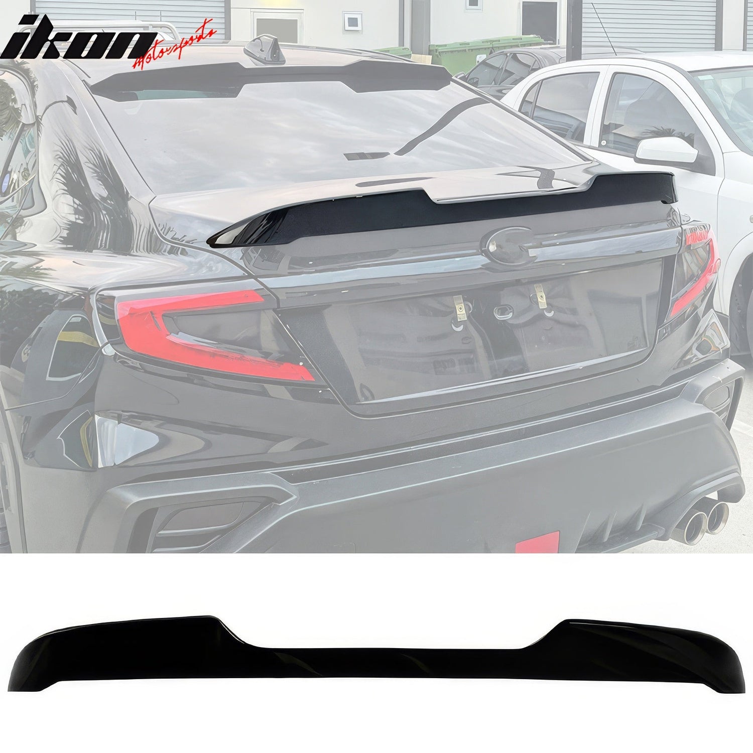 2022-2025 Subaru WRX Rear Trunk Spoiler Wing V2 Style ABS