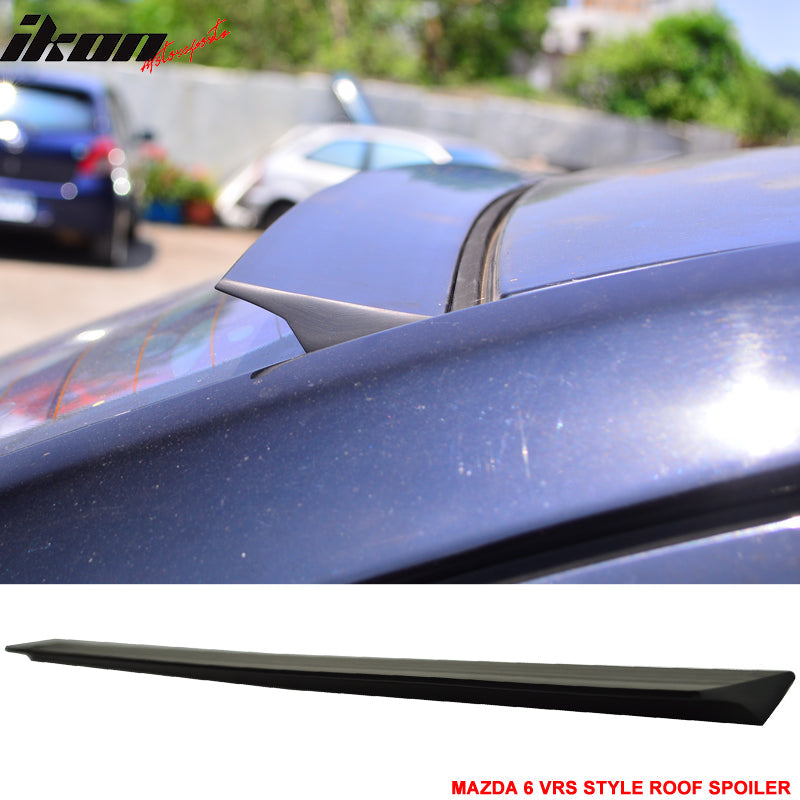 2014-2016 Mazda 6 GJ1 Sedan VRS Style Unpainted Roof Spoiler Wing PUF