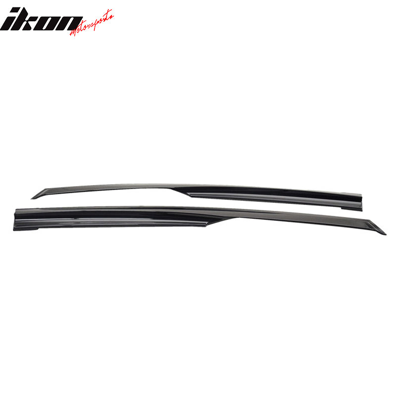 2009-2013 Honda Fit Tape on Mugen Style Smoke Window Visor Shade ABS