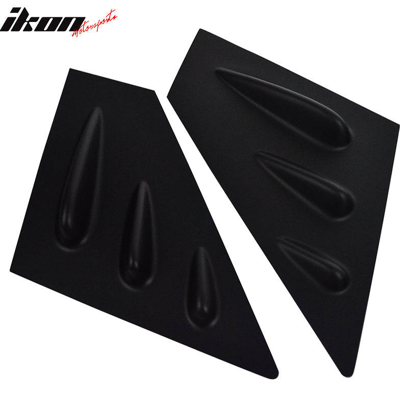 2015-2021 Subaru WRX STI Style Unpainted Window Louver ABS