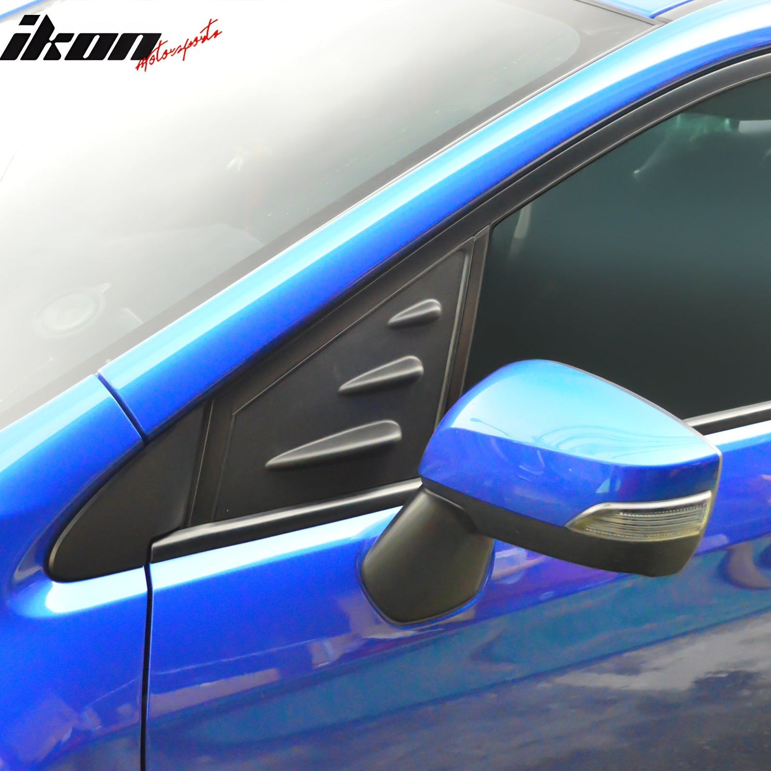 2015-2021 Subaru WRX STI Style Unpainted Window Louver ABS