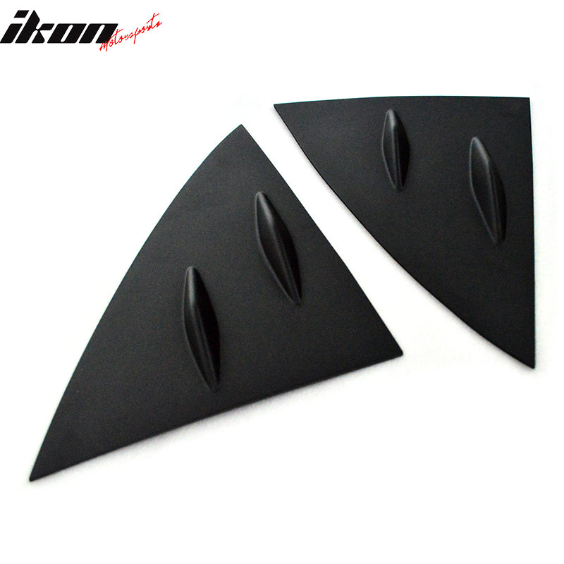 2014-2019 Benz W117 C117 CLS-Class 4Dr Matte Black Side Window Louvers