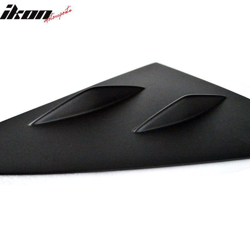 2014-2019 Benz W117 C117 CLS-Class 4Dr Matte Black Side Window Louvers