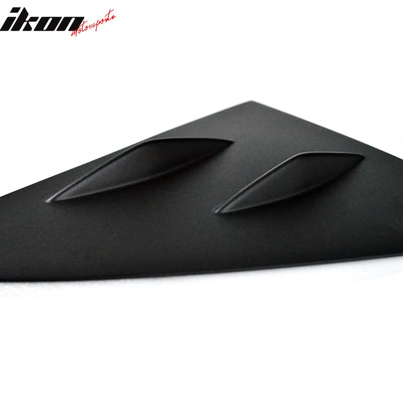 2014-2019 Benz W117 C117 CLS-Class 4Dr Matte Black Side Window Louvers