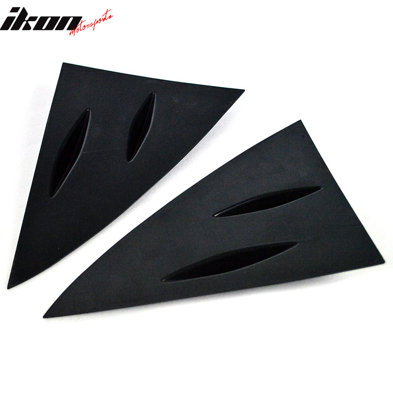 2014-2019 Benz W117 C117 CLS-Class 4Dr Matte Black Side Window Louvers