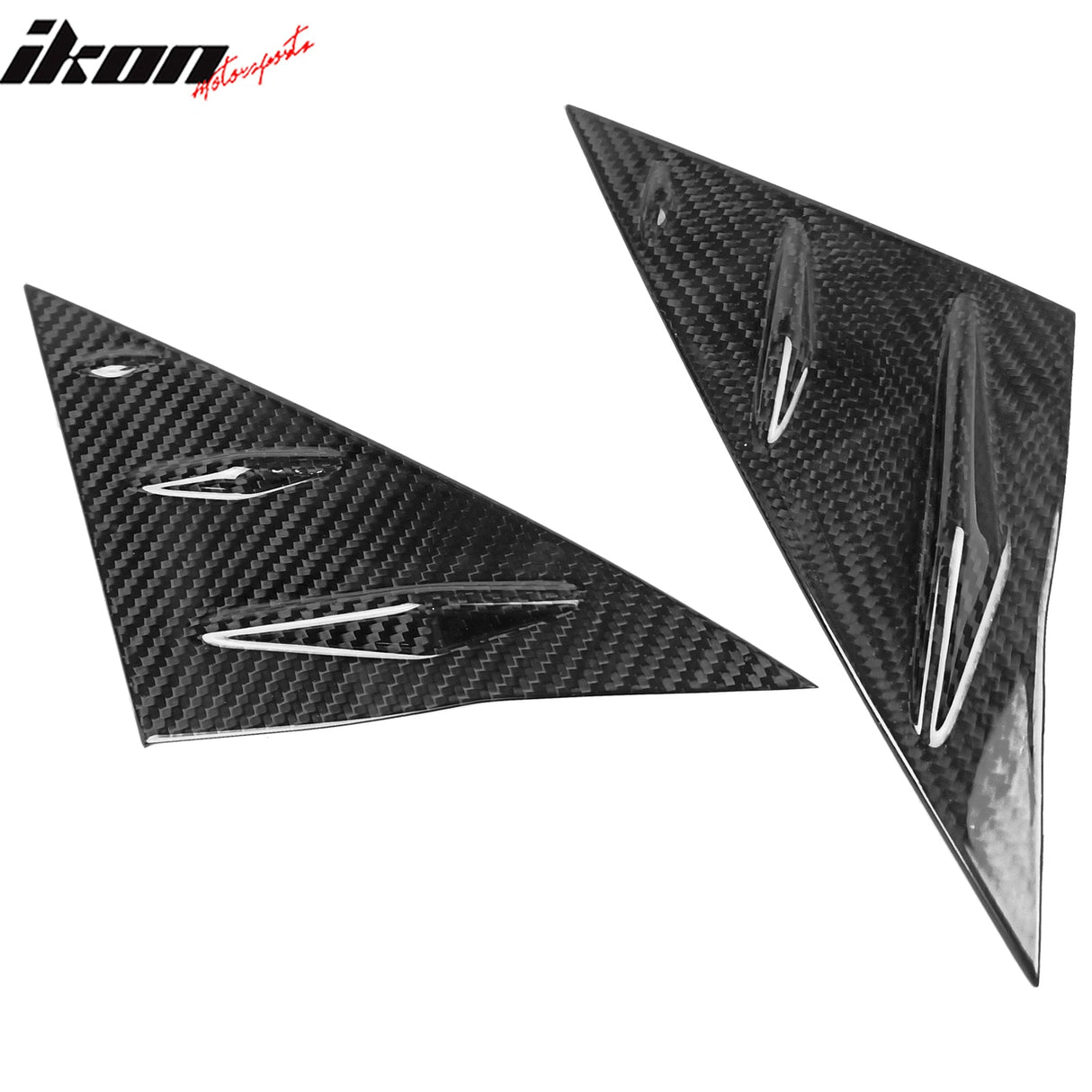 2017-2023 Tesla Model 3 Front Window Vent Carbon Fiber Louver Cover