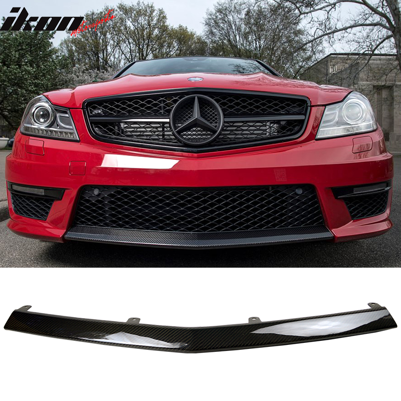 2012-2014 Benz W204 C-Class C63 AMG Sedan Front Lip Carbon Fiber