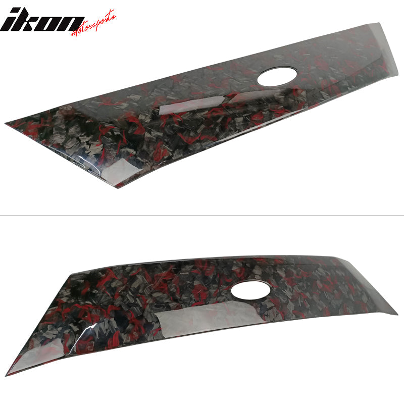2018-2020 Ford Focus Hatchback Hood Cover Decor Scoop - Red Forged CF