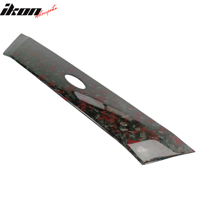 2018-2020 Ford Focus Hatchback Hood Cover Decor Scoop - Red Forged CF