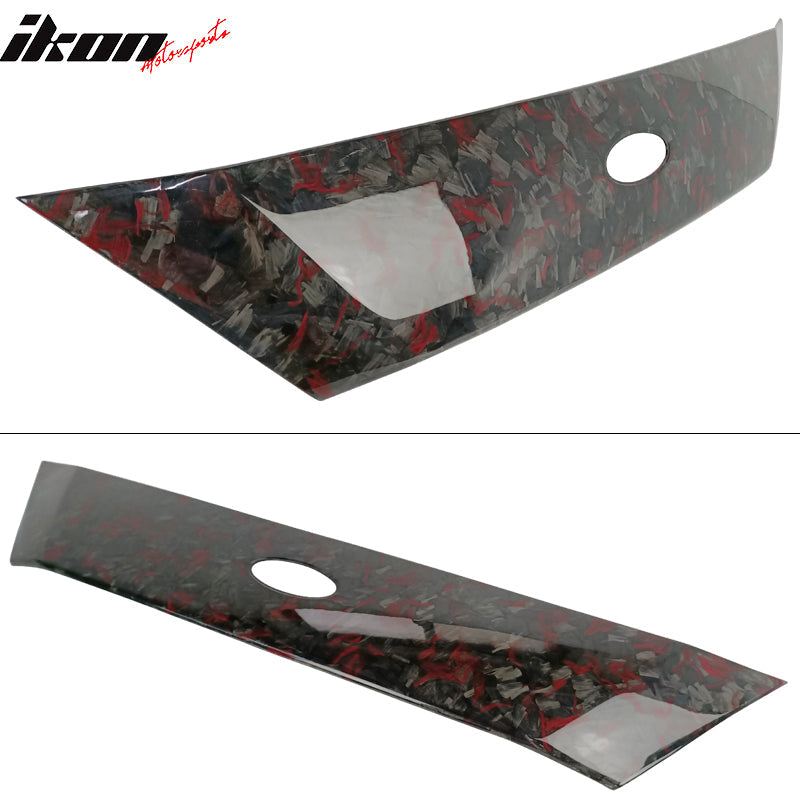 2018-2020 Ford Focus Hatchback Hood Cover Decor Scoop - Red Forged CF