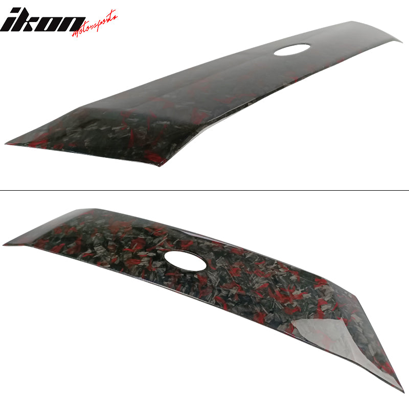 2018-2020 Ford Focus Hatchback Hood Cover Decor Scoop - Red Forged CF