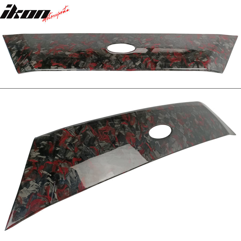 2018-2020 Ford Focus Hatchback Hood Cover Decor Scoop - Red Forged CF