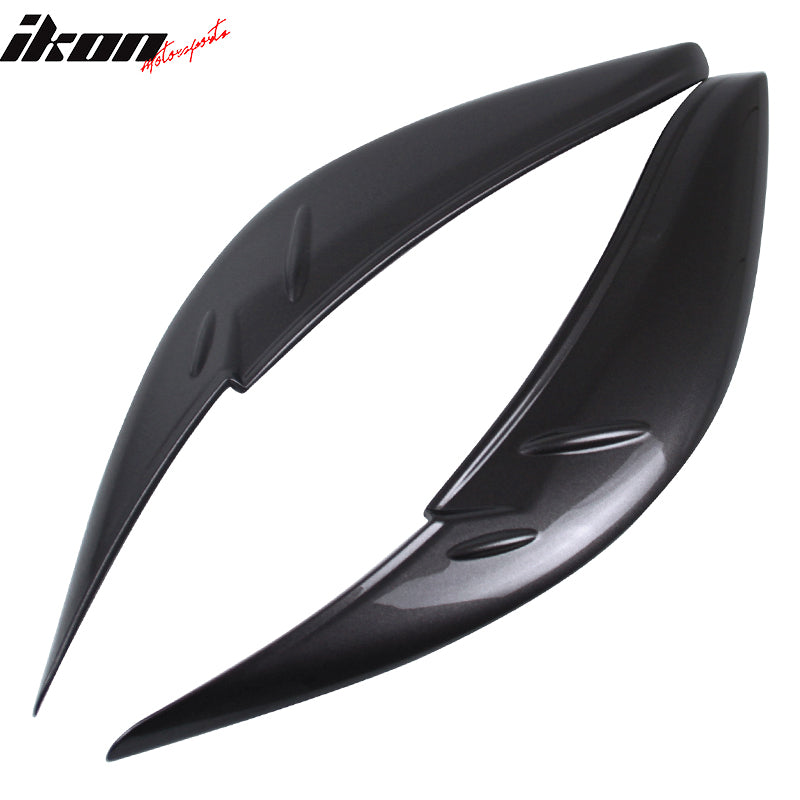 2011-2017 Toyota Sienna Headlight Eyelids Eyebrows Cover ABS