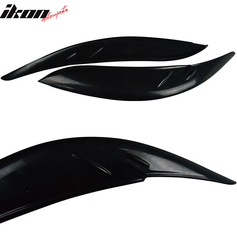 2011-2017 Toyota Sienna Headlight Eyelids Eyebrows Cover ABS