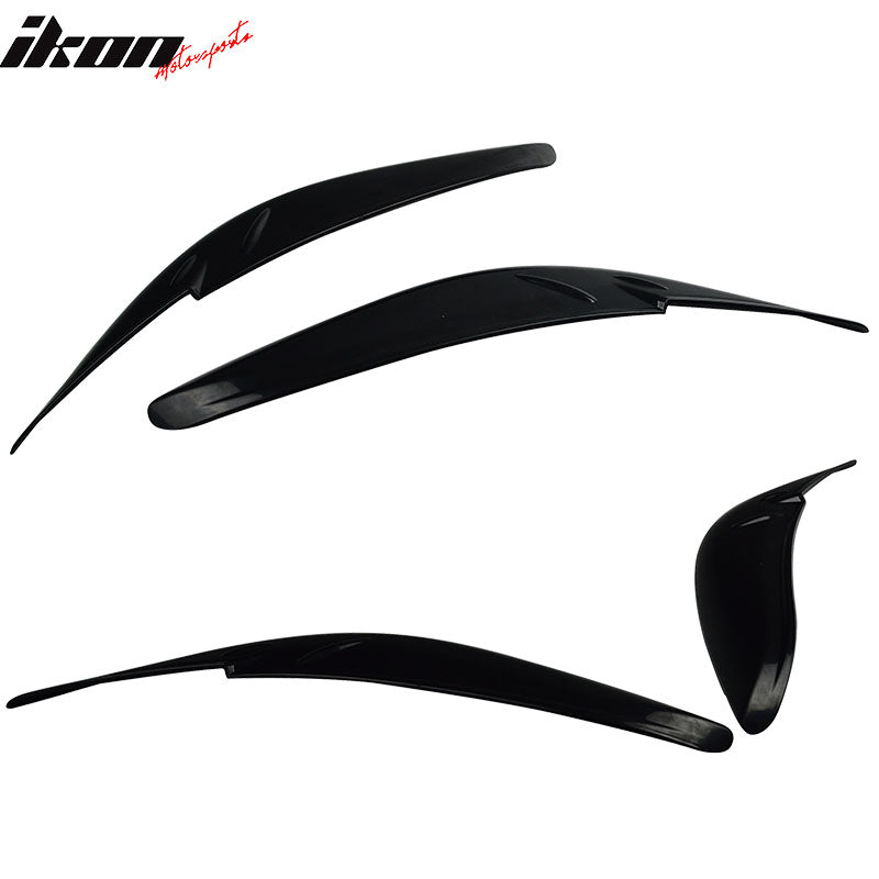 2011-2017 Toyota Sienna Headlight Eyelids Eyebrows Cover ABS