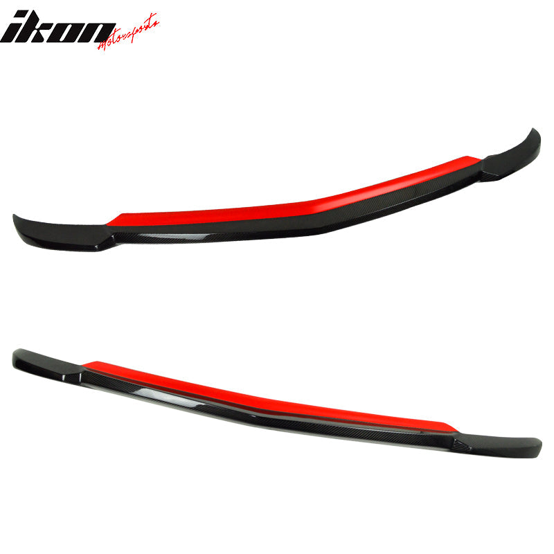 2012-2014 Mercedes Benz W204 Sedan Front Bumper Lip Carbon Fiber