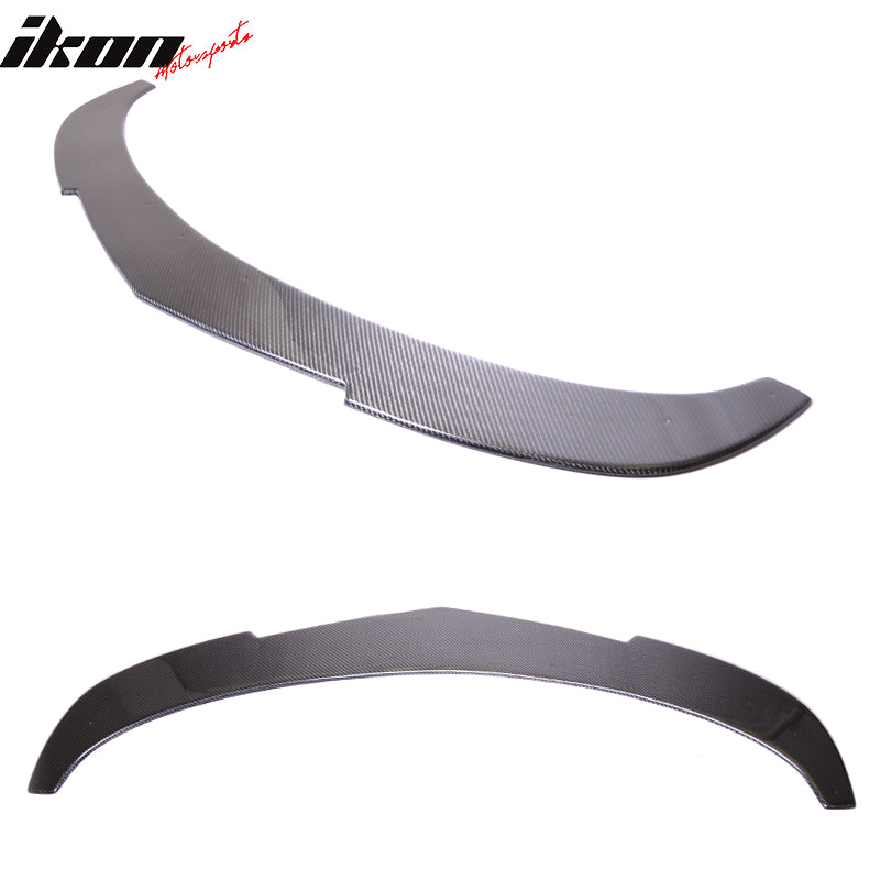 Fits 07-13 BMW E90 E92 E93 2Dr K3 CF Front Bumper Lip&Splitter Rod