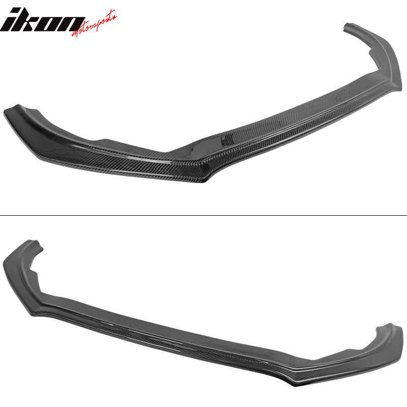 2018-2020 Ford Focus Hatchback V Front Bumper Lip - Real Carbon Fiber