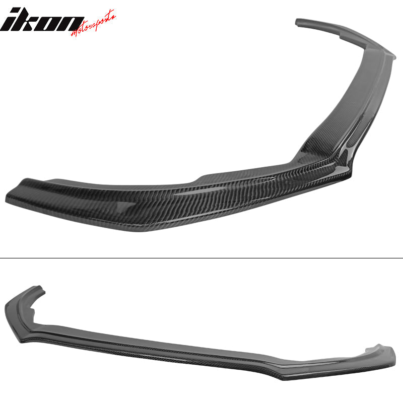 2018-2020 Ford Focus Hatchback V Front Bumper Lip - Real Carbon Fiber
