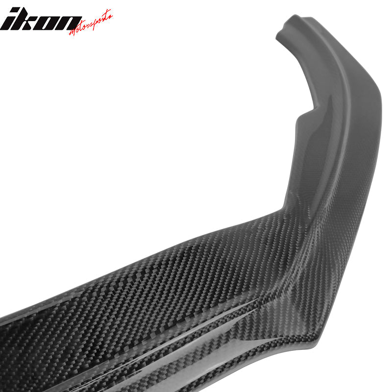 2018-2020 Ford Focus Hatchback V Front Bumper Lip - Real Carbon Fiber