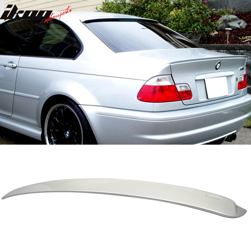 1999-2005 BMW E46 3 Series M3 2-Door AC Style Rear Roof Spoiler ABS