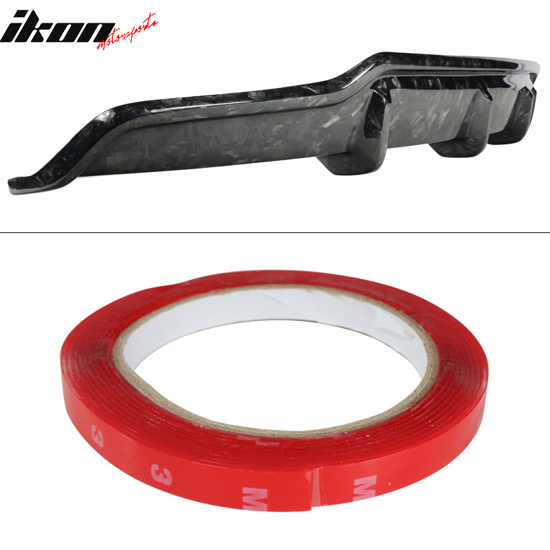 2017-2023 Tesla Model 3 V Style Rear Bumper Diffuser Carbon Fiber CF