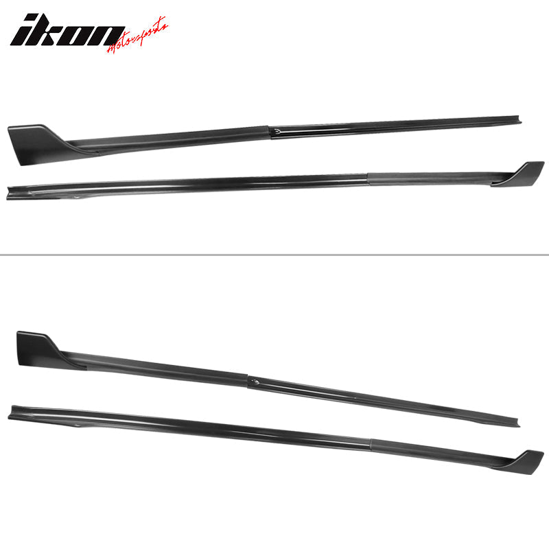 2017-2023 Tesla Model 3 V Matte Black Side Skirts Extension 6PC PP