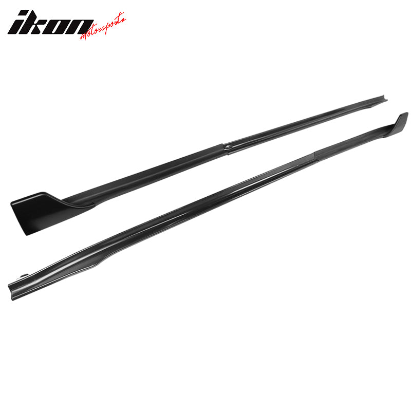 2017-2023 Tesla Model 3 V Matte Black Side Skirts Extension 6PC PP