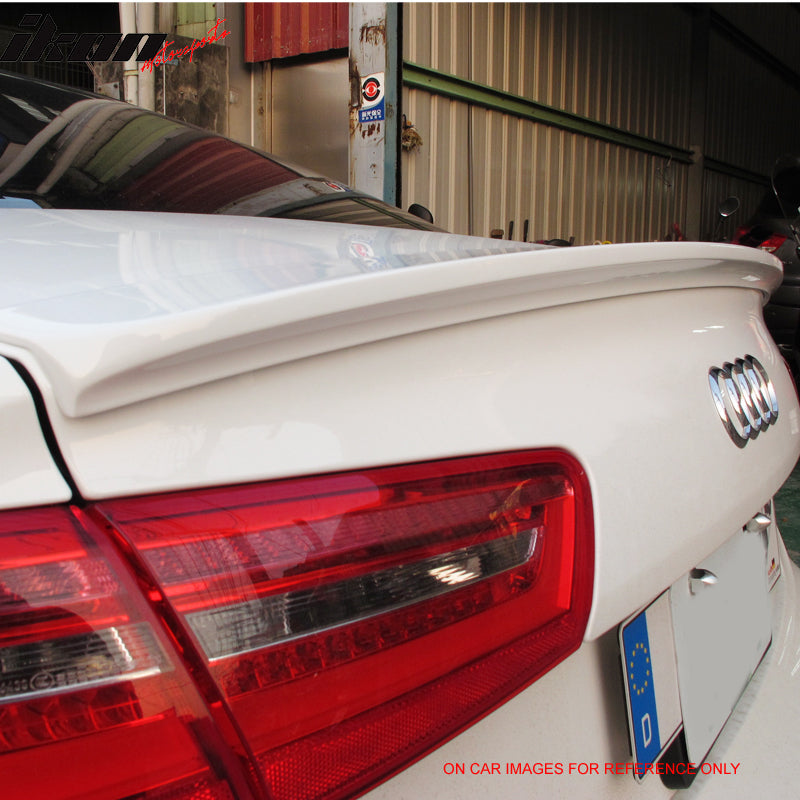 2012-2014 Audi A6 C7 Sedan 4Dr D Style Painted ABS Trunk Spoiler Wing