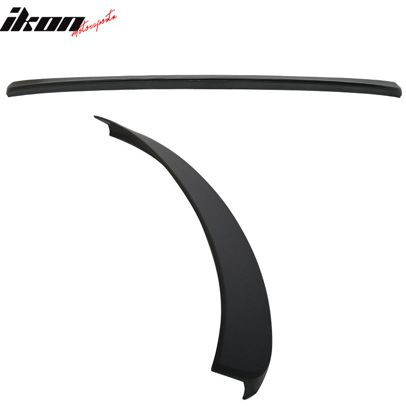 2012-2014 Audi A6 Sedan DTO Style Unpainted Rear Trunk Spoiler Lip ABS