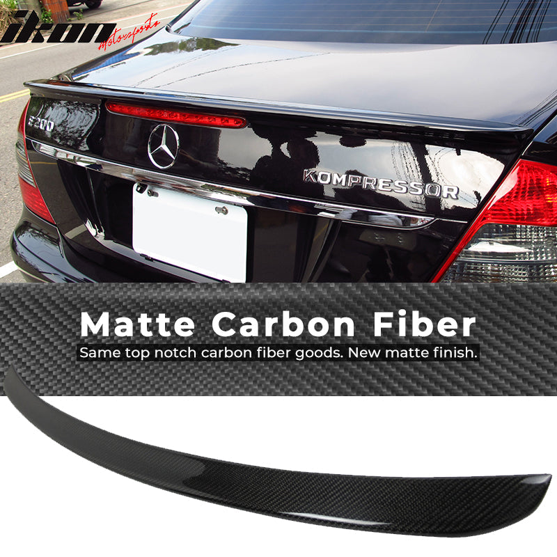 2003-2009 Benz E-Class W211 Sedan AMG Style Carbon Fiber Trunk Spoiler