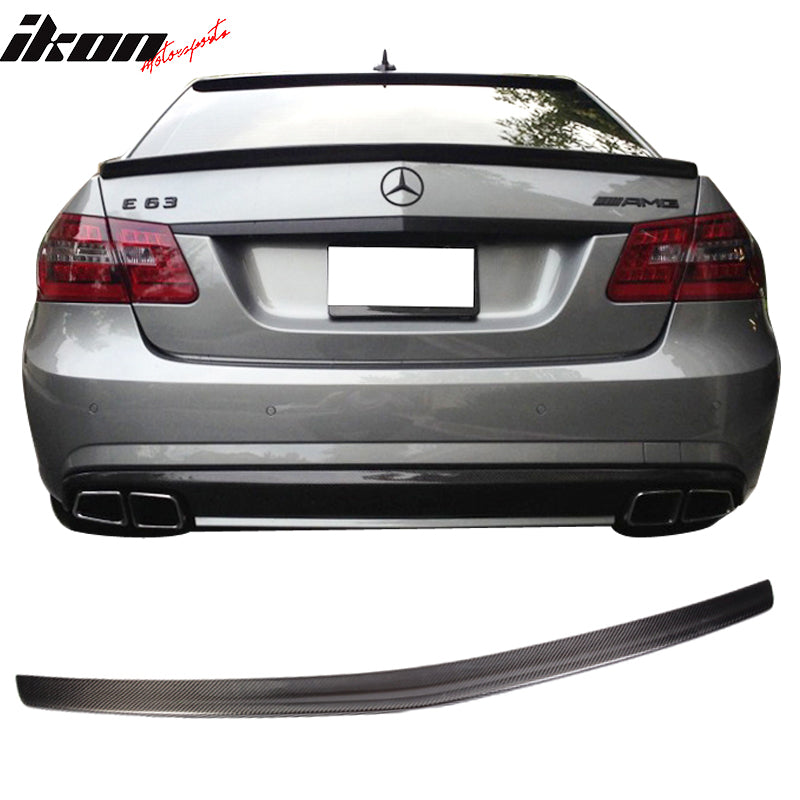 2010-2016 Benz E-Class W212 Sedan A Style Carbon Fiber Trunk Spoiler