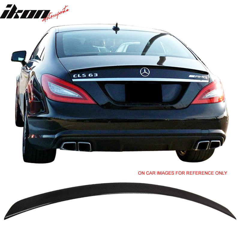 2011-2017 Benz CLS Class W218 Sedan Carbon Fiber CF Rear Trunk Spoiler