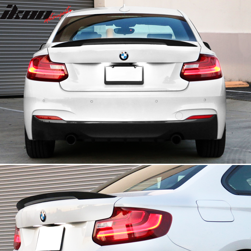 2014-2021Â BMW F22 High Kick P Style Trunk Spoiler Wing Unpainted ABS