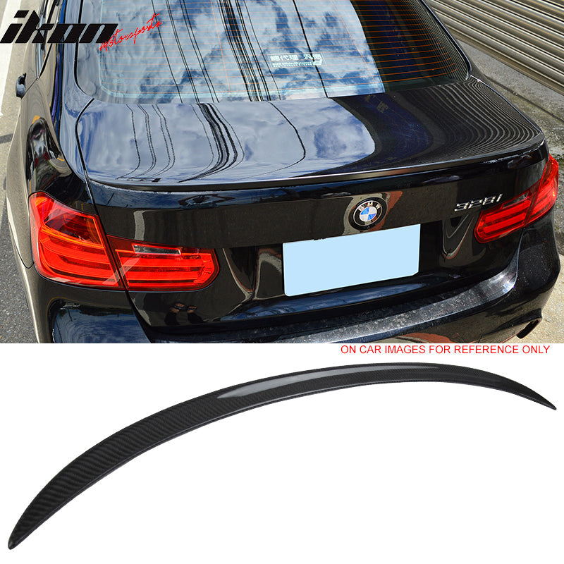 2014-2019 BMW 3-Series F80 Sedan M3 Style Carbon Fiber Trunk Spoiler