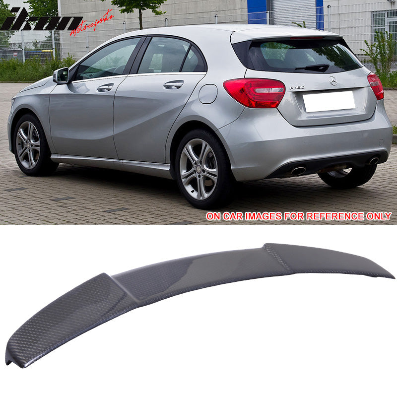2013-2018 Benz W176 A Class IKON Style Carbon Fiber Trunk Spoiler Wing