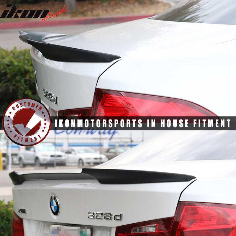 2012-2020 BMW 3 Series F80 M3 F30 4Dr V Style Trunk Spoiler Wing ABS