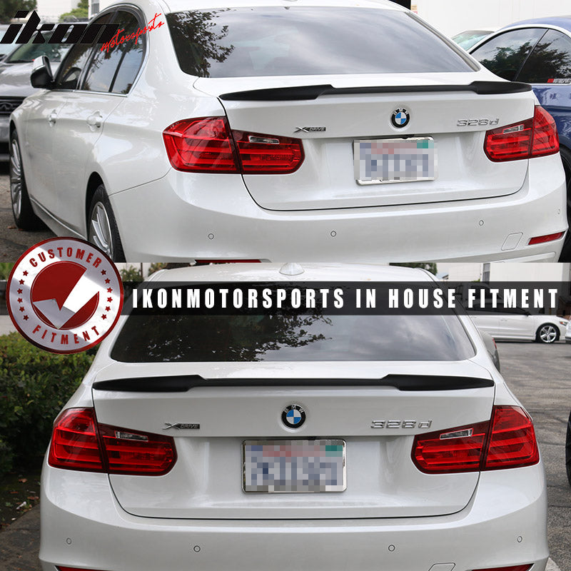 2012-2020 BMW 3 Series F80 M3 F30 4Dr V Style Trunk Spoiler Wing ABS