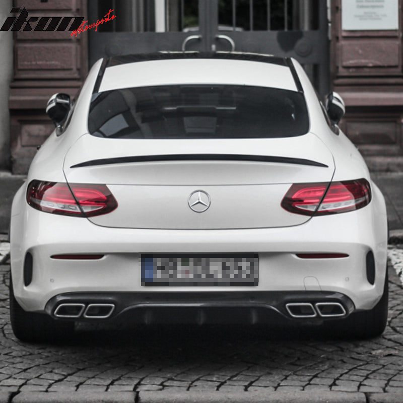 2015-2021 Benz C-Class C205 Coupe AMG Style Trunk Spoiler ABS