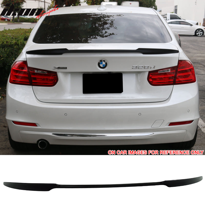 2012-2020 BMW 3 Series F80 M3 F30 4Dr V Style Trunk Spoiler Wing ABS