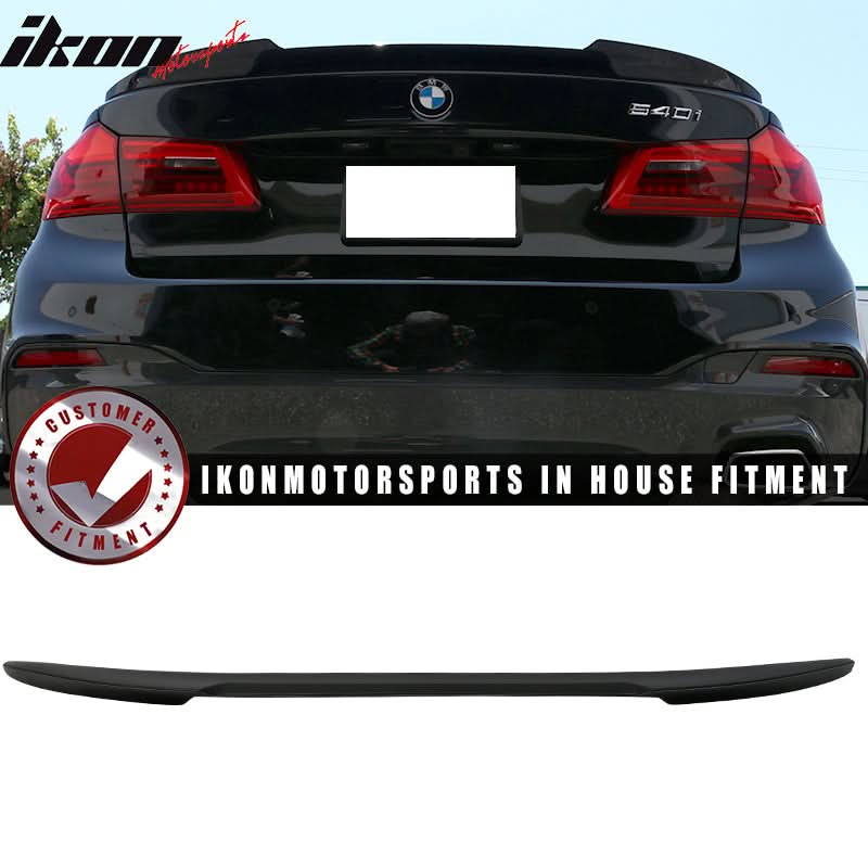 2017-2023 BMW 5 Series 7th G30 4Dr M4 V Style Trunk Spoiler Wing ABS