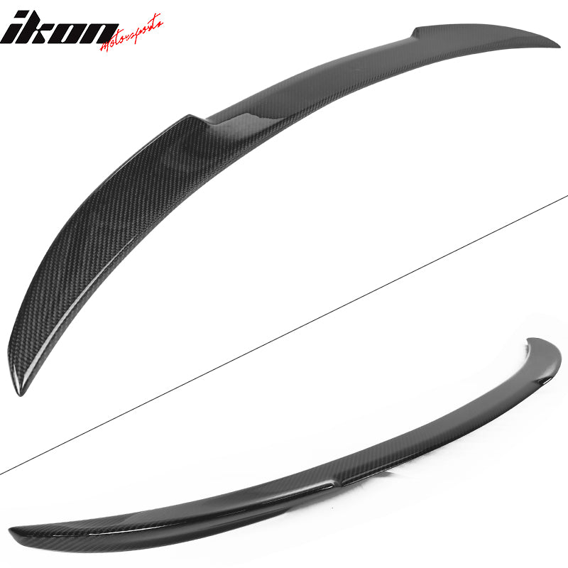 2011-2016 BMW 5-Series F10 Sedan M4 Style Carbon Fiber Trunk Spoiler